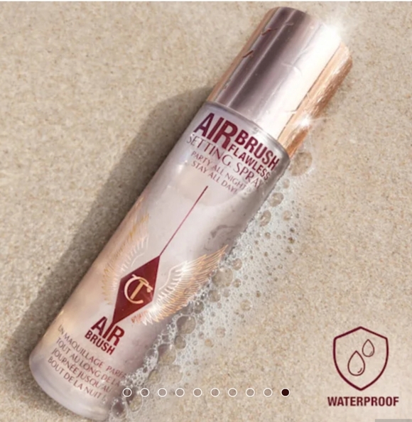 NIB $40 Charlotte Tilbury AIRBRUSH FLAWLESS SETTING SPRAY  100 ML - Picture 2 of 7